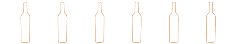 decorative wine bottle graphic