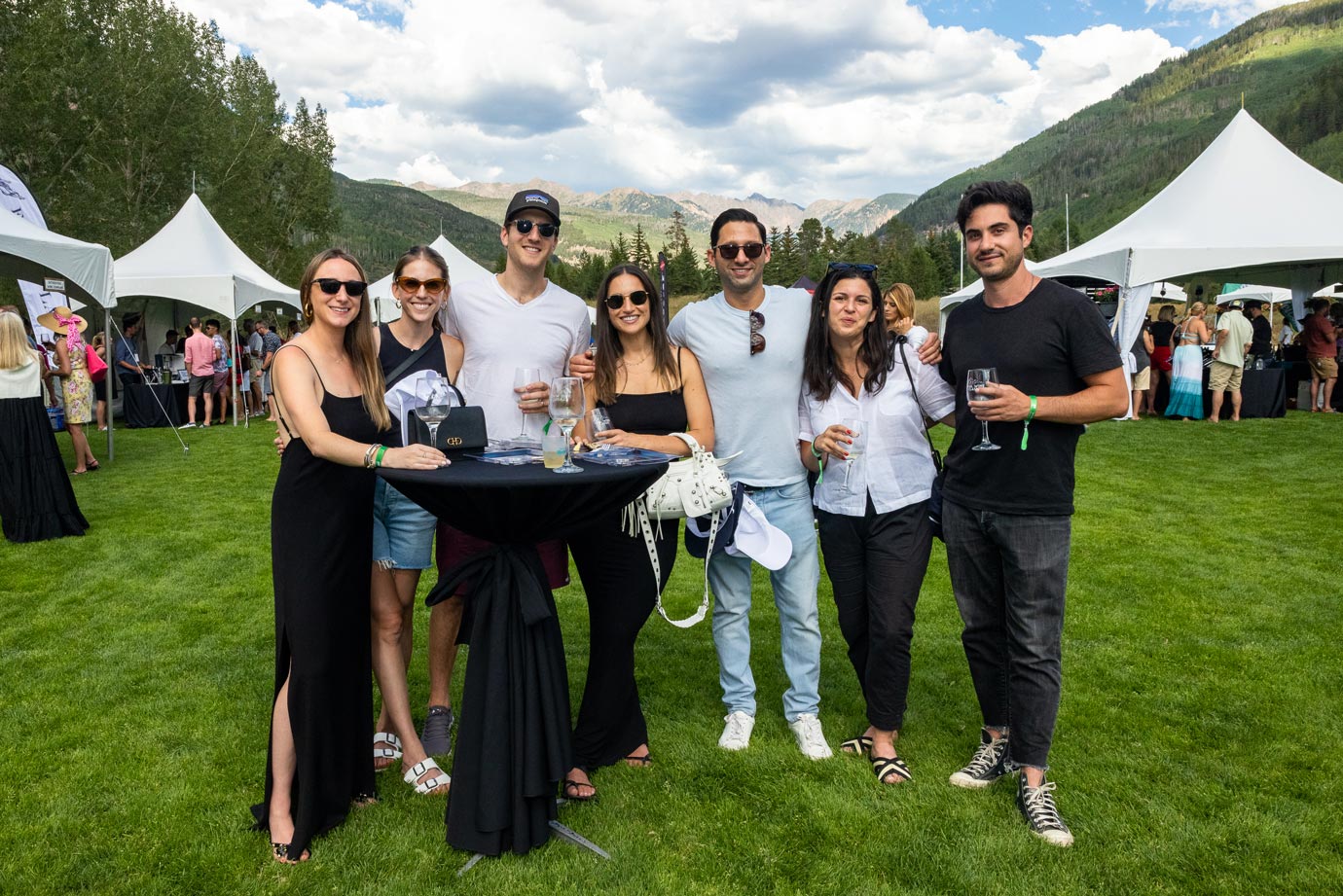 people at the wine classic