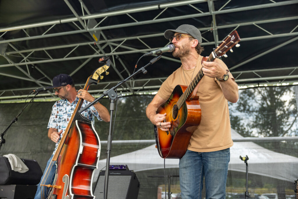 The Grand Tastings at the Vail Wine Classic feature live music.