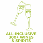 All inclusive wine tasting.